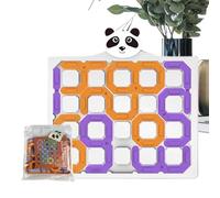 Genérico Number Puzzle, Interactive Maze Game, Educational Play Toy, Colorful Skill Builder Design, Hand-Eye Coordination Activity, Brain Boosting Fun, Perfect for Home, School, Travel, 14.3x14x0.7cm