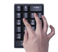 Genérico numérico con Cable, numérico mecánico, Plug and Play, calculadora USB, Compacto y Duradero | para Contador, Analista financiero, Programador, de Datos, Oficina, Uso Dom
