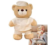 Genérico Nurse Bear, Soft Stuffed Toy, Cute Plush Pillow, Cozy Decorative Presents, for Children, Baby, Friend, Nursery, Bedroom, Halloween, Christmas, Workplace, Shelf, Desk, Family