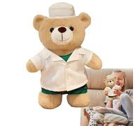 Genérico Nurse Plush, Soft Bear Toy Throw Pillow, 11.81x7.87x2.76 Inches, Cute Stuffed Animal, Babies Adults, Decorative Cushion Bedroom Shelf Desk Workplace for Christmas Birthday Friends