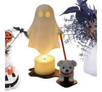 Genérico Nursery - Soft Glow Decor for Kids Bedroom Holiday Parties | USB Rechargeable Design with Gentle Illumination, Ghost Shape Lamp, Bedside Desktop Shelf Accessory for Home Office, 3.93x4inch