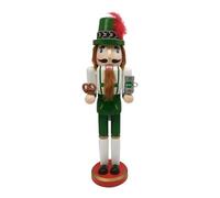 Generico Nutcracker 36 cm Decoración navideña | Cascanueces Oktoberfest, una Tradicional Figura de Madera Alemana Pintada a Mano para y estanterías
