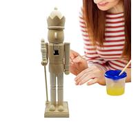 Generico Nutcracker Decor - 38 cm Wooden Christmas Nutcrackers, Wooden Traditional Nutcracker Figures, Holiday Ornaments For Party | Kitchen Shelf Bedroom Living Room Cabinet Halloween Thanksgiving