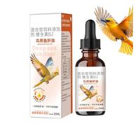 Genérico Nutritivo para Loros,30 ml Soporte Óseo Natural y Brillo del Plumaje - Suplemento de Salud Cutánea para Cacatúas,Uso Diario y Recuperacion de Pinzones Canarios