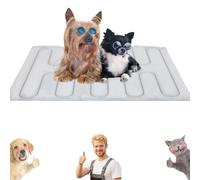 Genérico Nuvica TempBalance Mat, Dog&Cat Cooling Mat, Cooling Relief for Pets, Coolings Mats for Pet Outdoor Indoor, Instantly Cools Without Water, Dual-Sided Design for Every Season (L)