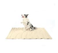 Genérico Nuvica Tempbalance Mat, Nuvica Ice Silk Cooling Mat for Dogs, Dual-Sided Cooling Relief for Dogs & Cats, Cool Fabric Structure, Perfect for Travel & Home Use (Beige,Small)