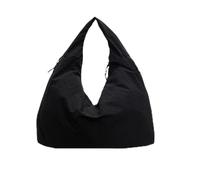 Genérico Nylon Handbag - Textured Shoulder Pack, Large Capacity Draped Satchel with Inner Pocket, Soft Lightweight Commuter Carryall, Ideal for Workplace School College and Daily Shopping Use