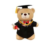 Generico Occidente de graduación - Oso de peluche en polvo Graduación | Ocha suave con toga | Graduación de juguetes para oso oso | almohada decorativa para el hogar de la escuela secundaria