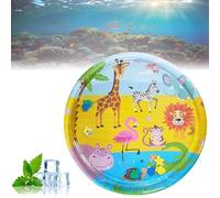 Genérico Ocean Breeze Splashland Cat Toy - Year-Round Cooling & Warmth, Cat Water Mat with Fish, Indoor and Outdoor Toys, Cooling Cats Aquatic Sensory Play Mat with Air Pump (Color-G,One Size)
