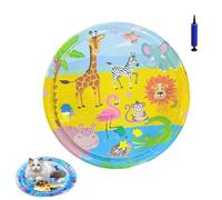 Genérico Ocean Breeze Splashland for Cats, Pet Water Bed, Interactive Sensory Pad with Floating Fish, Cooling Mat for Dogs/Cat, Cool and Comfortable Interactive Water Cushion (A,Large)