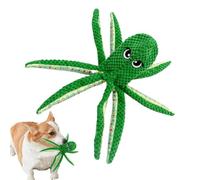 Genérico Octopus Chew Toy for Dogs, Teething Plush Toy, Interactive Pet Stuffed Doll, Lightweight Design for Teeth Cleaning, Training, and Playtime, 12.99x3.94 Inches