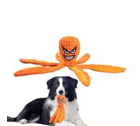 Genérico Octopus Dog Toy, Squeaky Tug Chew Plush Enrichment Plaything, Bite-Resistant Interactive Training Stuff for Puppy Pet Small Medium Large Breeds Indoors and Outdoors Fun