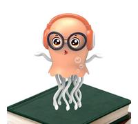 Genérico Octopus Plush Figure - Cute Marine Animal Toy for Stress Relief | Velvet Material with f Mood Faces, Tactile Fidget Aid, Engaging Comfort Piece for Bedroom Classroom Trips