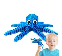 Genérico Octopus Toy, Home Animal Display, Movable Joint Design, Fun Tabletop Ornament, Creature Decor, Ideal para niños, niñas, niños, uso Scenario Living Room, 2.24x2.24x7.68in
