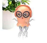 Genérico Octopus Toy, Interactive Musical Creature, Electric Crawling Prank Pet, Light-Up Funny Game Stuff, Educational Entertainment Tool for Kids Baby Activities Use, Yellow, Pink, Green