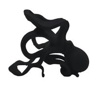 Genérico Octopus Wine Holder, Freestanding Animal Rack, 7.09x5.51x4.33in Decorative Bottle Organizer, Collectible Figura Display, Resin 1-Bottle Statue, for Kitchen Tabletop Counter Home