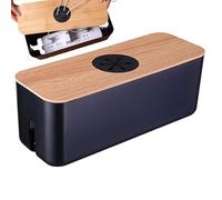 Genérico Ocultador de Caja de Cable | Organizador de electrónica con Tapa | Organizador de Corrector de gestión de Cables, Cajas organizadoras de Cables Ocultos, para Escritorio, hogar, Escritorio