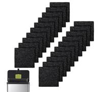 Genérico Odor Filter | Activated Charcoal Adhesive Odor Eliminator 3.15In | Trash Can Odors Absorber Filters 20 Pieces | for Kitchen Bathroom Office Compost Diaper Pail Indoor Outdoor