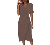 Genérico Ofertas Vestidos Mujer Vestido Sexy Mujer Vestidos de Playa para Primavera 2025 Vestido Bohemio Floral de Elegante Midi Vaqueros Verano casa Verano