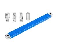 Genérico Offset Wrench Set, Extended Ratchet Socket Tools, Steel Repair Hand Kit, High Torque Grip Mechanic Device, Angled Reach Tight Space Design, Automotive Bike Appliance Repair Use