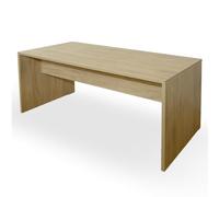Genérico OFILIKE. Mesa Escritorio de Madera Roble. Diseño Moderno. Práctico y Funcional para Teletrabajo, Oficina, Estudio, Dormitorio. (190x80)