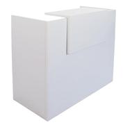Genérico OFILIKE. Mostrador Basic. Ideal para Oficina y Recepción. Fácil Montaje. (Blanco) (140cm Ancho)