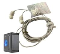 Genérico Ohrhörer Mit Langem Kabel - In-Ear-Kopfhörer Mit Langem Kabel, 3-Meter-Ohrhörer | Geräuschunterdrückung Mikrofon Bass Kopfhörer Kabelgebunden Für Computer Fernseher Ferngebrauch Audio