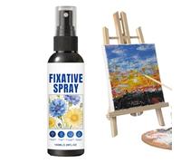 Genérico Oil Pastel Protective Spray, 100ML Clear No-Yellowing Color Fixative for Artworks, Long-Lasting Transparent Spray for Oil Pastel, Charcoal, Pencil, Canvas, and Craft Projects, Art Protection