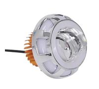 Genérico Ojos de Angel Luces,LED Faros Angel Eyes Bombillas for faros delanteros de motocicleta con forma ángel y ojos diablo, LED, lente proyector, 8000 LM, luz alta baja(2Pcs T2)