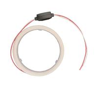 Genérico Ojos de Angel Luces,LED Faros Angel Eyes Luz de circulación diurna Uso apto para automóvil, ojo ángel, apertura 60-120 mm, motocicleta, vehículo eléctrico universal(Blue,95MM)