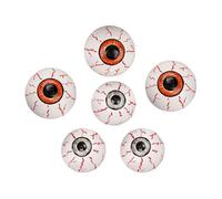Genérico Ojos de Halloween | Decoraciones de Fiesta Ojos de Halloween | 6 Accesorios Horror para Trick Oro Treat Interior Oficina Estantería Mesa