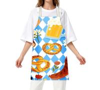 Genérico Oktoberfest Aprons, Oktoberfest Beer Apron, 29.53x25.59 Inches Holiday Party Favor for Chef, Women, Men, Female, Male, Couples, Him, Her, Stylish, Portable Kitchen Accessory