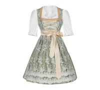 Genérico Oktoberfestt Dirndl Dress - Bavarian Style Role Play Costume, Elegant Bodice Apron Skirt Set Authentic Festival Look, Cultural German Outfit Accessory | Ideal for Girls Carnival Performance