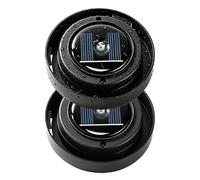 Genérico Olar Light Replacement Lid - | 2pcs Solars Lantern Replacement Lights Waterproof Garden Light Top For Pathway Patio Deck Yard Outdoor Solar Lamp Repair Parts