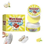 Genérico Olite White Shoes Cleaner, 2025 New Olite All-Purpose Rinse-Free White Shoe Cleaner Cream with Sponge, For Leather, Canvas & Rubber Shoe (1pcs)