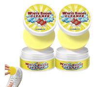 Genérico Olite White Shoes Cleaner, All-Purpose Rinse-Free White Shoe Cleaner Cream Olite with Sponge, Sponge White Cleaning Cream, Cleaning and Descaling (2Pc)