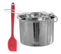 Genérico Olla para Baño María Pequeña de 400 Ml de Acero Inoxidable 304 con Cuenco Doble para Derretir Mantequilla, Chocolate y Cera, Kit para Repostería y Fabricación de Color Aleatorio