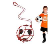 Genérico Ьolsa Red Balón Fútbol - Nylon Reforzado Entrenamiento | Ьolsa Malla Portátil Porta Balón Práctica Habilidades Accesorio Deportivo