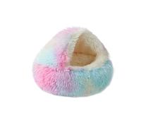 Genérico Olvys Cosy Cocoon Dog Bed, Cocoon Pet Bed for Dogs with Cover Cave, Washable Round Cat Dog Beds Pet Mattress