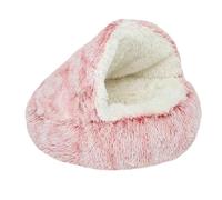 Genérico Olvys Cosy Cocoon Dog Bed, Cocoon Pet Bed for Dogs with Cover Cave, Washable Round Cat Dog Beds Pet Mattress