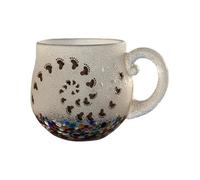 Generico Onda In | Tazas De Té Sopladas A Mano,Para Beber Con Mango - Para Jugo Refresco Leche Estudio Almuerzo Profesores Estudiantes Oficina Cocina Hotel Cumpleaños Casa Playa