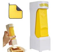 Genérico One-Click Butter Stick Splitter,Portable Butter Dispenser with Stainless Steel Blade,Cheese Slicer with Storage Case for Bread,Cakes,Cookies