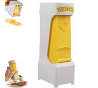Genérico One-Touch Butter Cutter, One Button Butter Slicer and Storage Case, Efficient Stainless Steel Butter Blade Dispenser for Bread, Cakes, Cookies (1pcs)