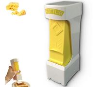 Genérico One-Touch Butter Cutter, One Button Butter Slicer and Storage Case, with Stainless Steel Blade,Precise control of the amount, for Cutting Butters, Bread, Cakes, Cookies (1PCS)