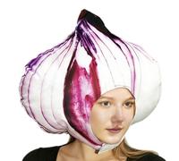 Genérico Onion Hat | Halloween Dress Up Headwear | Dress Up Head Cover - For Performers Carnival Stage Performance Themed Events Costume Parties Photoshoots Film Making Masquerade School Plays