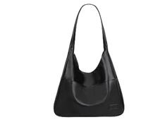 Genérico Ooomay Bag, Ooomay Maya Bag, , Large Capacity Soft Vegan Leather Tote Bags For Women (Black)