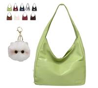 Genérico Ooomay Bag, Ooomay Maya Bag, , Large Capacity Soft Vegan Leather Tote Bags For Women (Light green)