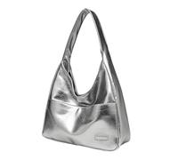 Genérico Ooomay Bag, The Maya Bag, Ooomay Maya Tote Shoulder Bags for Women, Leather Casual Trendy Soft Bags Room (Bright Silver)