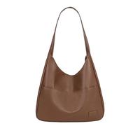 Genérico Ooomay Maya Shoulder Bag, Ooomay Bag, Vegan Leather Tote Bags, Casual Trendy Soft Bags, for Everything Not Look Bulky (Brown)
