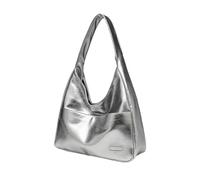 Genérico Ooomay Maya Shoulder Bag, Ooomay Bag, Vegan Leather Tote Bags, Casual Trendy Soft Bags, for Everything Not Look Bulky (Silver)